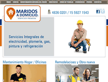 Tablet Screenshot of maridos-a-domicilio.com